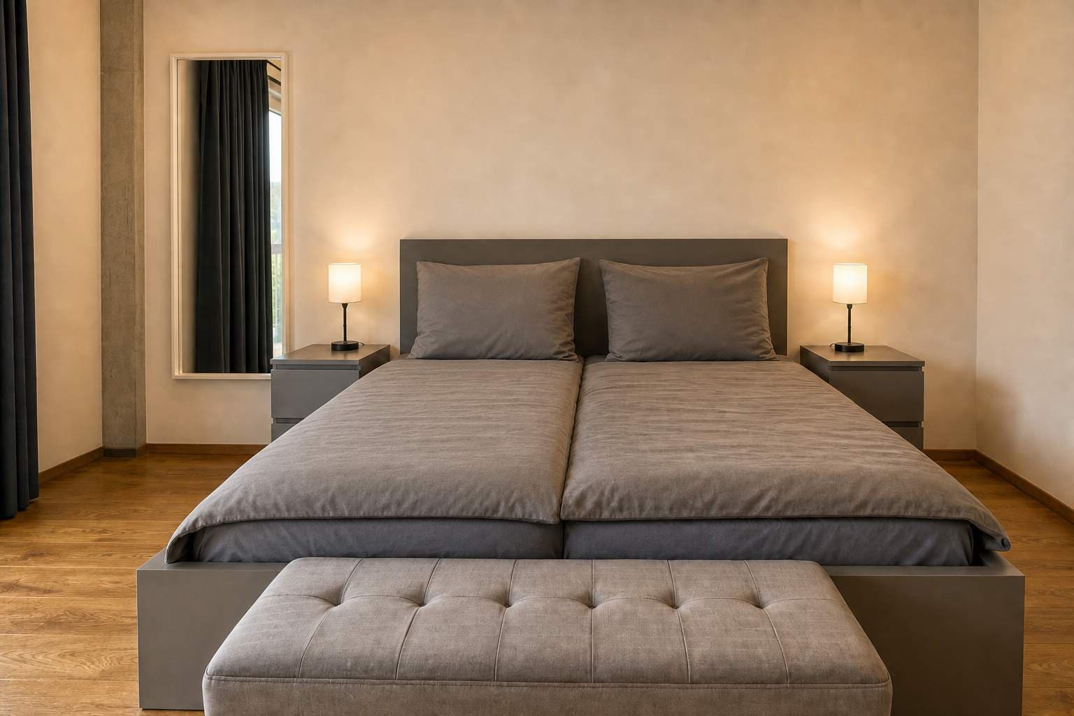 L-Mobile Sulzbach — Modernes Smartment (Doppelzimmer) - Photo 1